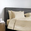 Solid bundle set bedsheets in beige color from ulinen bedding - home of organic cotton bedding