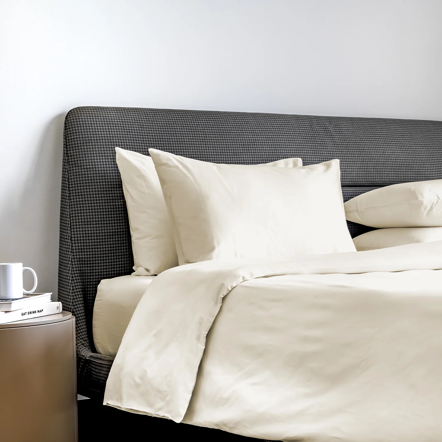 U'linen New Ivory solid bundle set