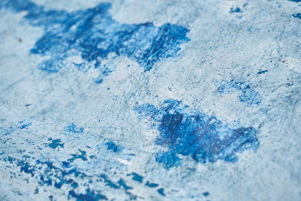 Blue and white textured Sheet