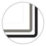 double flange taupe and greige-swatch