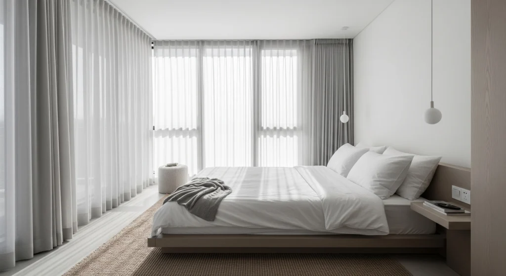 white-cotton-bed-sheets-modern-bedroom-uae