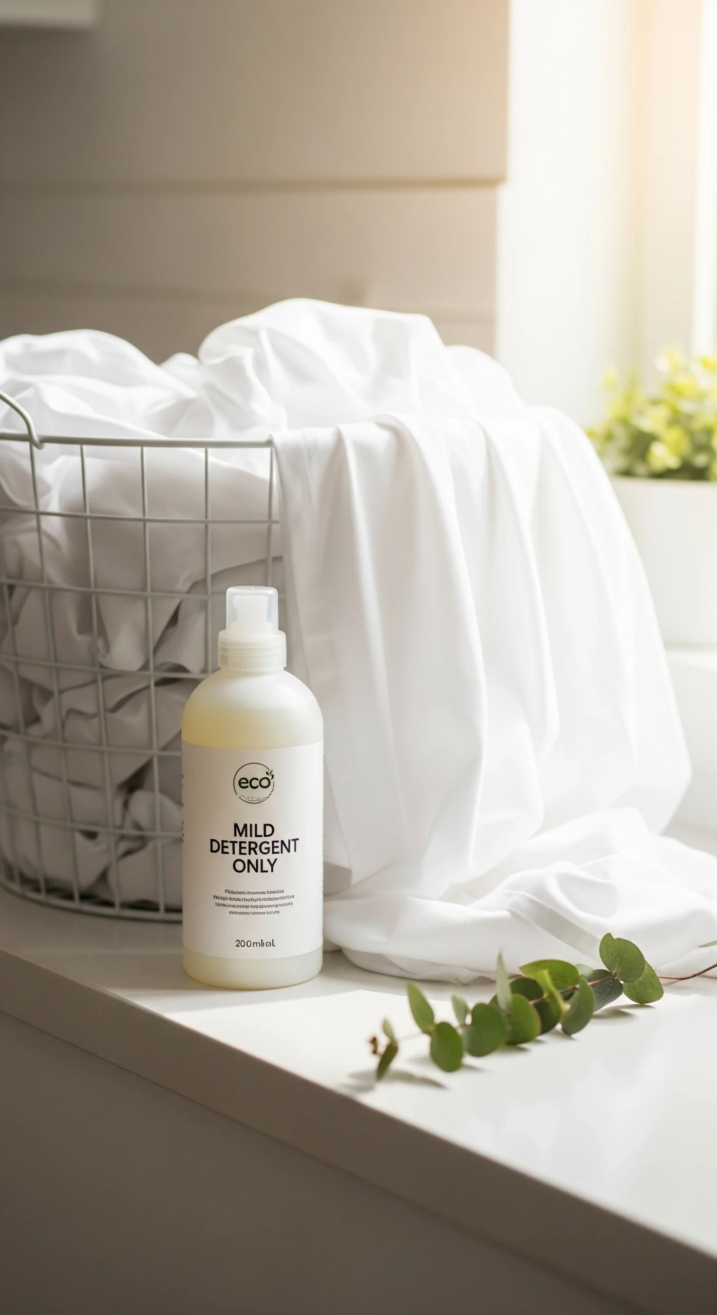 Washing breathable cotton bed sheets with mild detergent in Dubai for better cooling and fabric care