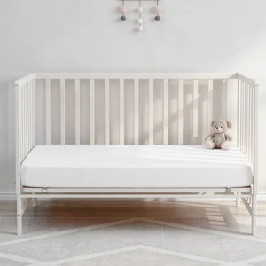 Crib Fitted Sheet white
